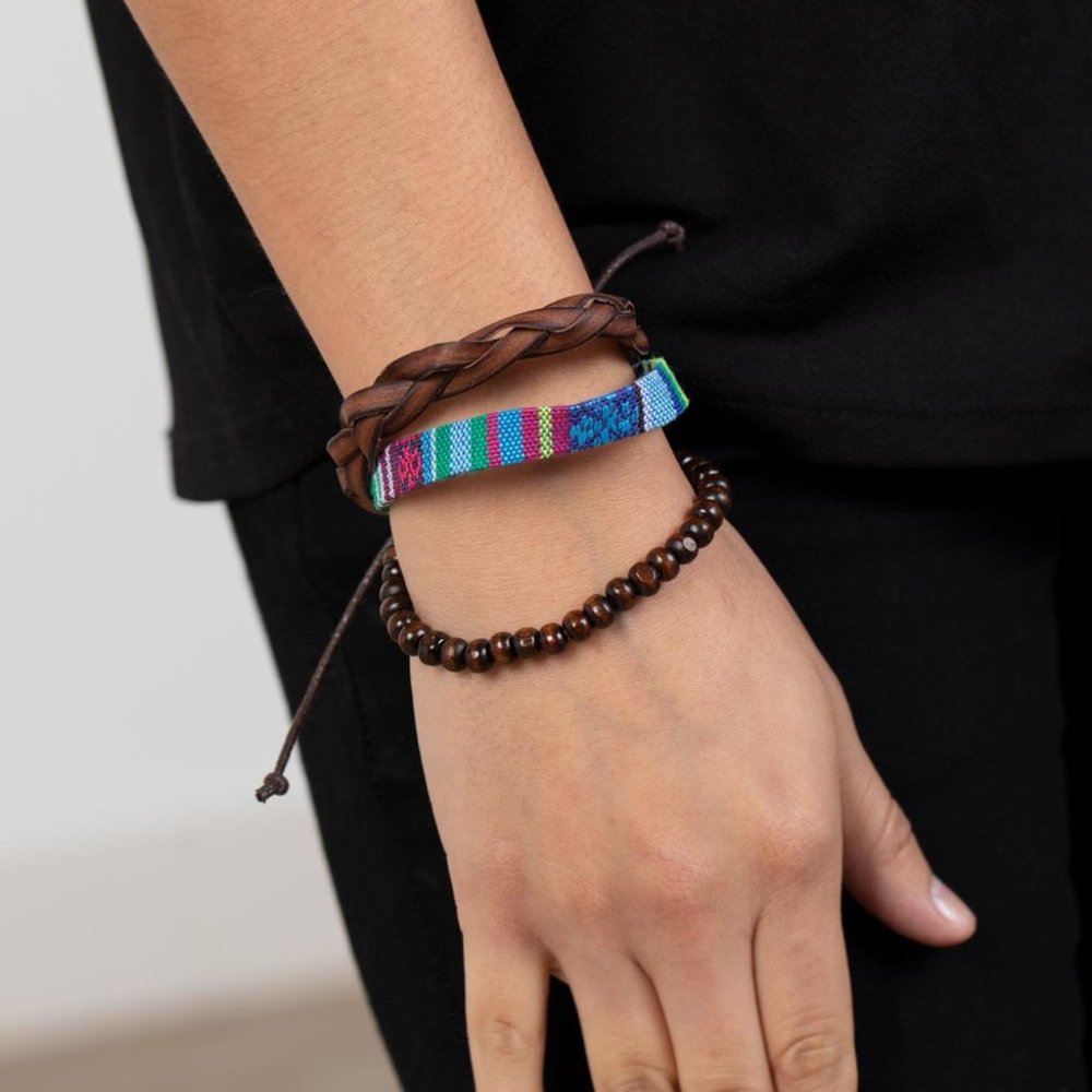 Textile bracelet